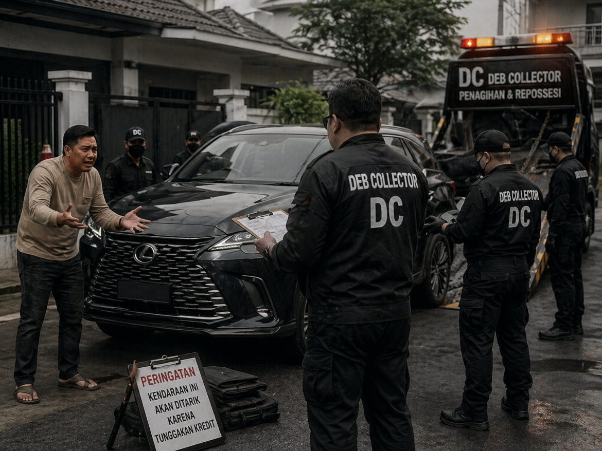 Deb collector DC menarik paksa mobil