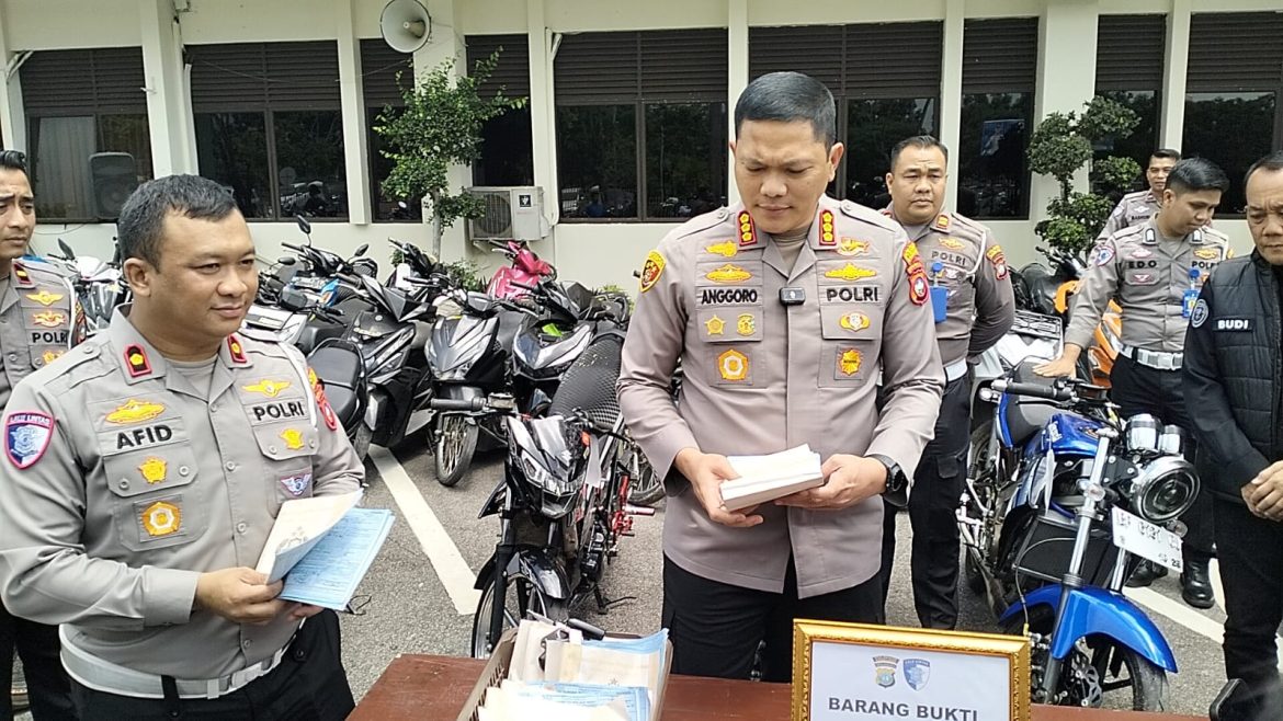 Razia besar balap liar dan knalpot brong