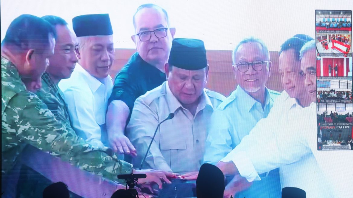 Peresmian koperasi desa merah putih