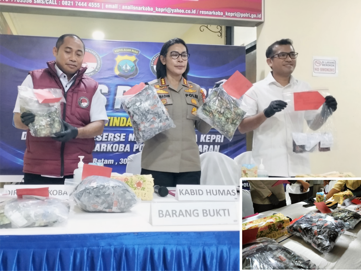 Polda Kepri ungkap narkoba