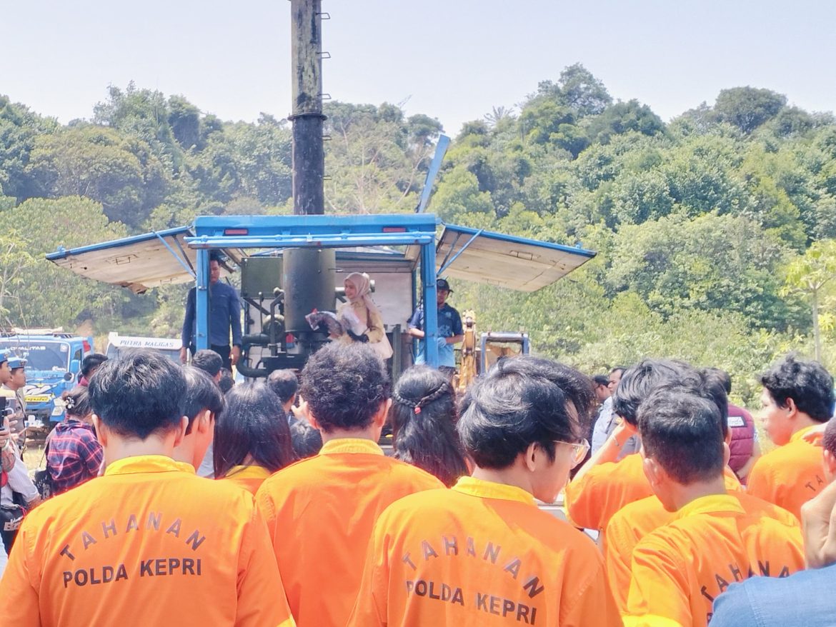 Polda Kepri musnahkan narkoba